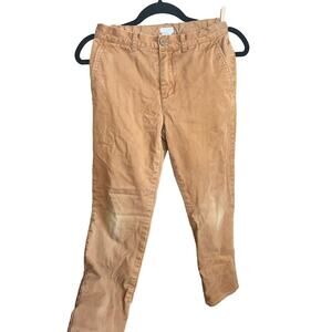 Kids J Crew Straight-fit flannel-lined cabin‎ pant, adjustable waist.